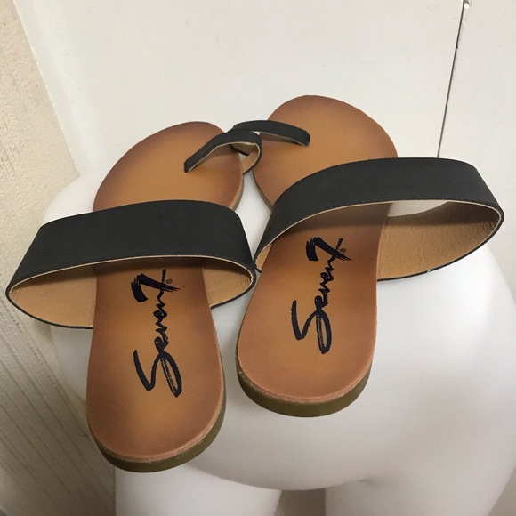 Seven7 Black Sandals Size 8/38 - Picture 1 of 4